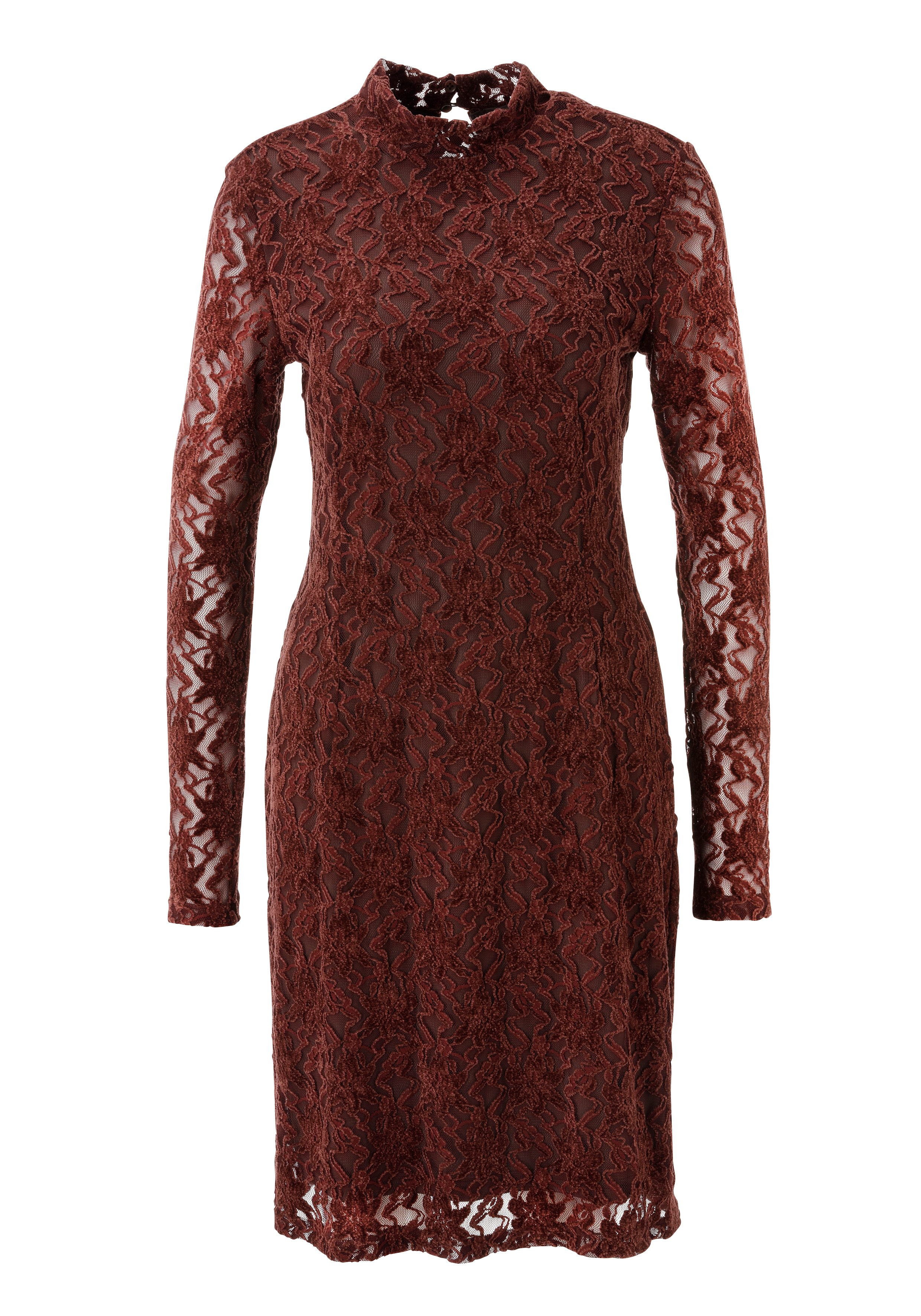 Aniston SELECTED Spitzenkleid mit transparenten Ärmeln - NEUE KOLLEKTION – Bild 5 von 5