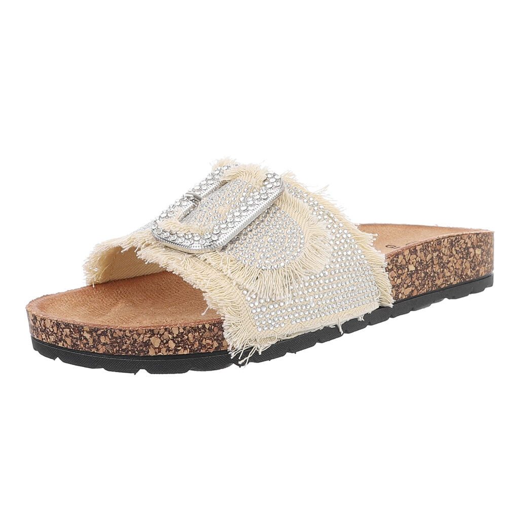 Ital-Design Komfortable Sommerschuhe – Bequeme Sandalen mit Schnalle Pantol günstig online kaufen