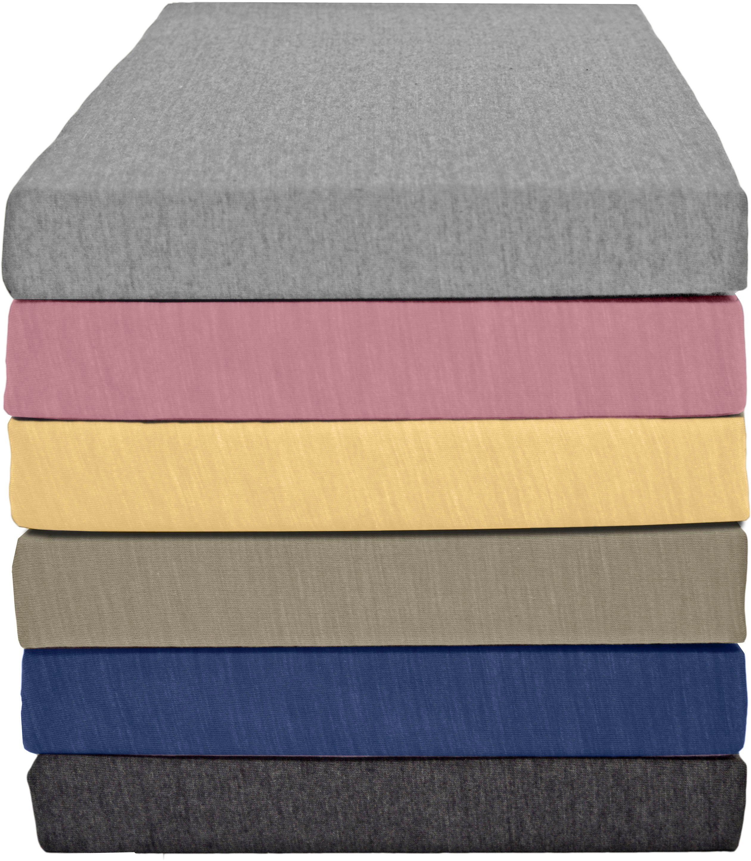 KUM Spannbettlaken Polycotton Spannbetttuch, Polycotton, Gummizug: günstig online kaufen