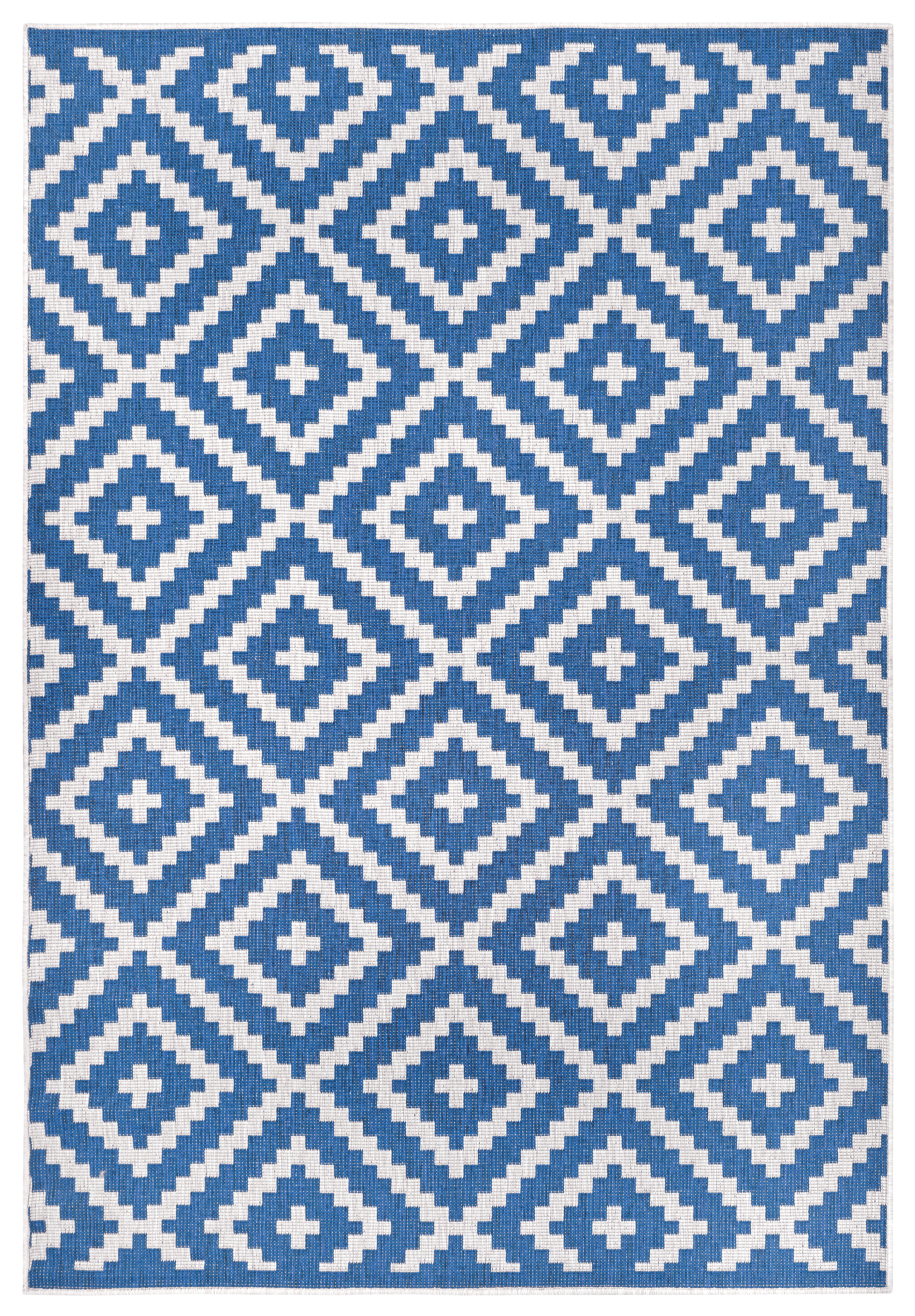 OTTO home Teppich Ronda Wendeteppich, rechteckig, Höhe: 5 mm, Sisal-Optik, Flachgewebe, In- und Outdoor, geometrisches Boho Design
