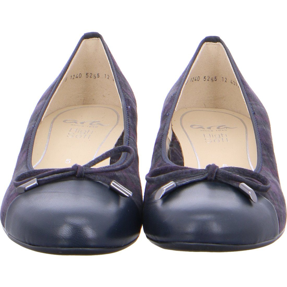 Schuhe, Bari Ara Ballerina Damen blau Synthetik - Ara Ballerina 048231