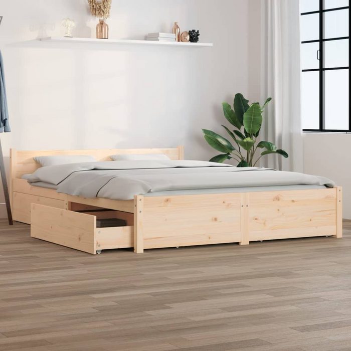 Lattenrost »Bett mit Schubladen 120x200 cm« vidaXL