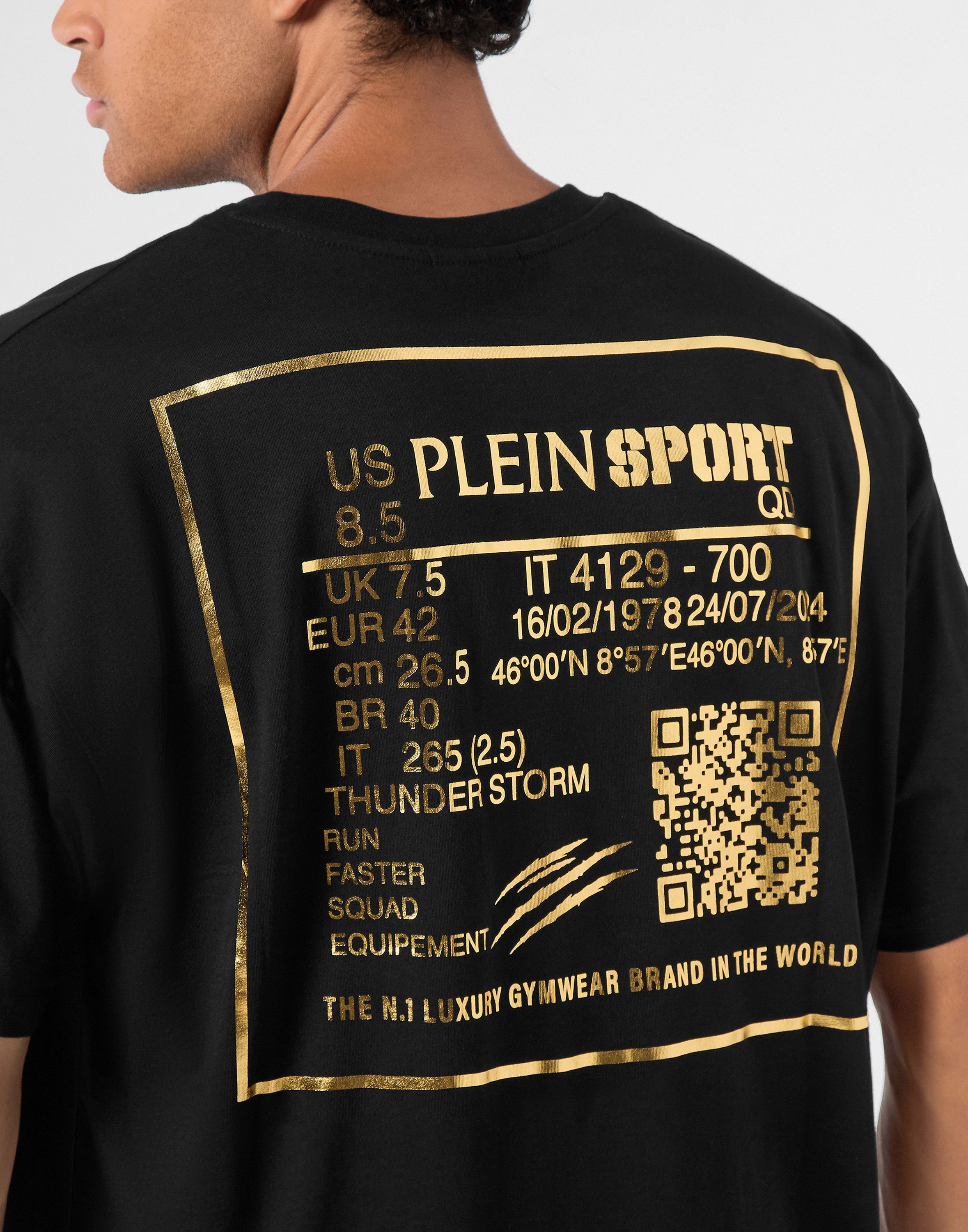 PLEIN SPORT T-Shirt T-Shirt Rundhalsausschnitt
