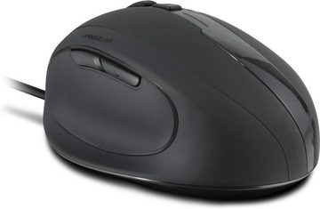 Speedlink peedlink OBSIDIA Ergonomic Mouse mit USB Anschluss schwarz ergonomische Maus (USB, Einstellbare DPI, Ergonomisch, Nur für Rechtshänder, Scrollrad)