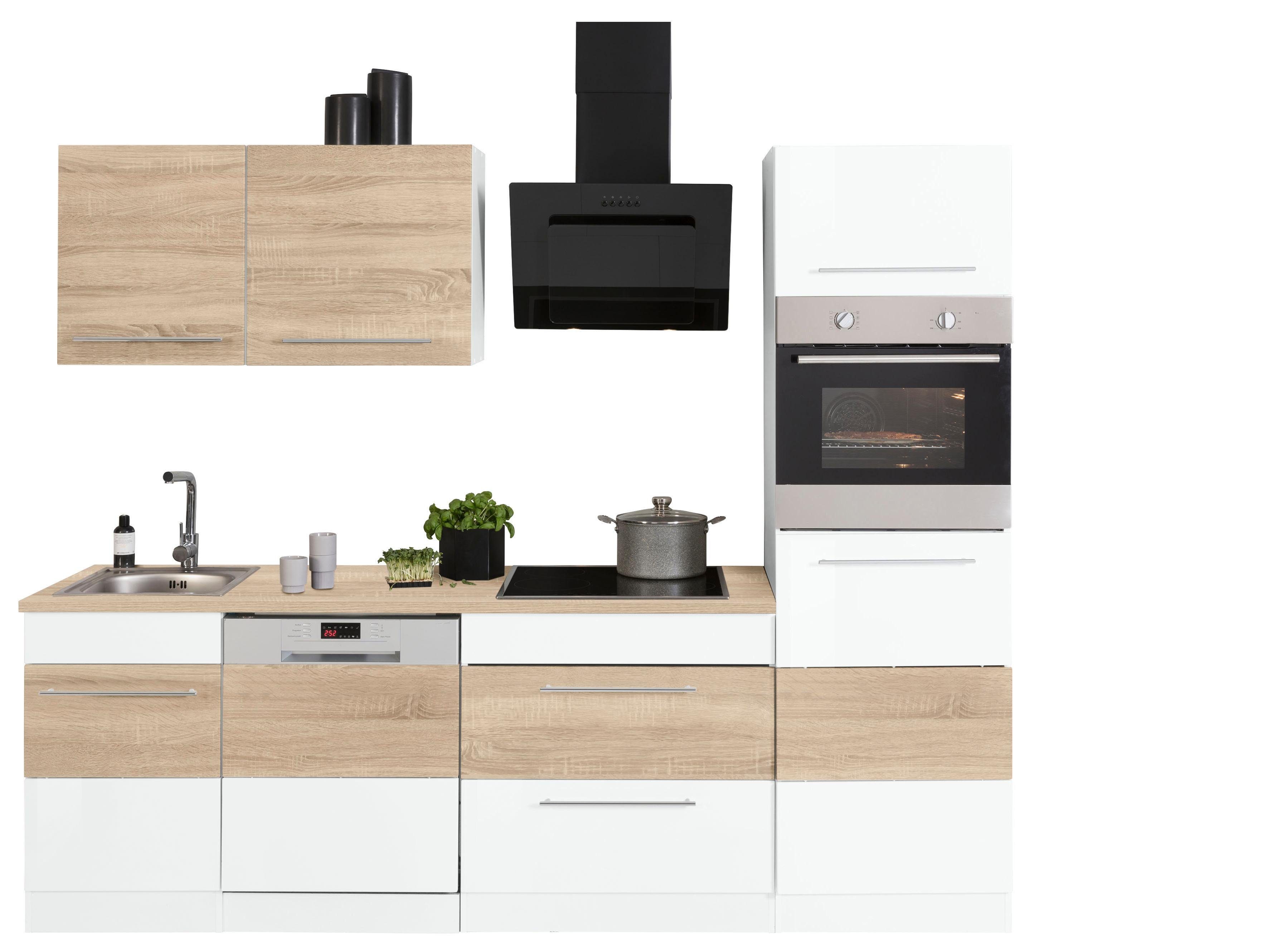 KOCHSTATION Küchenzeile KS-Trient, Breite 250 cm, wahlweise mit E-Geräten, günstig online kaufen