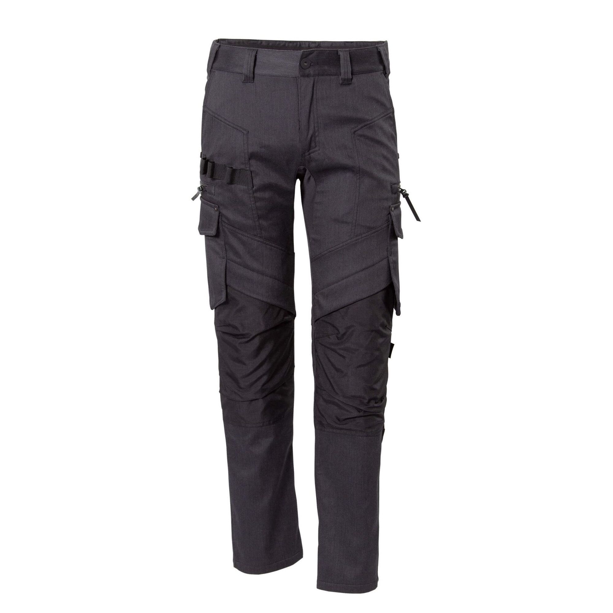 Qualitex Workwear Arbeitsbundhose gefütterte Werkstatthose mit Stretcheinsatz - Cordura faserverstätkt