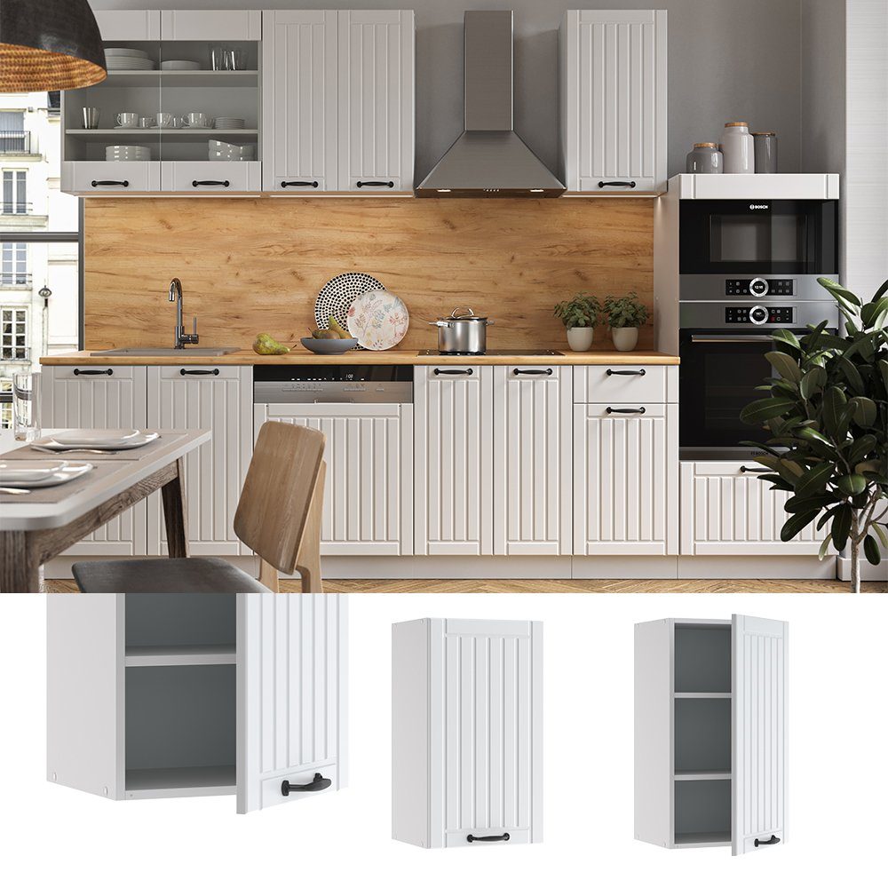 Vicco Hängeschrank Fame-Line, Weiß Landhaus/Weiß, 40 günstig online kaufen