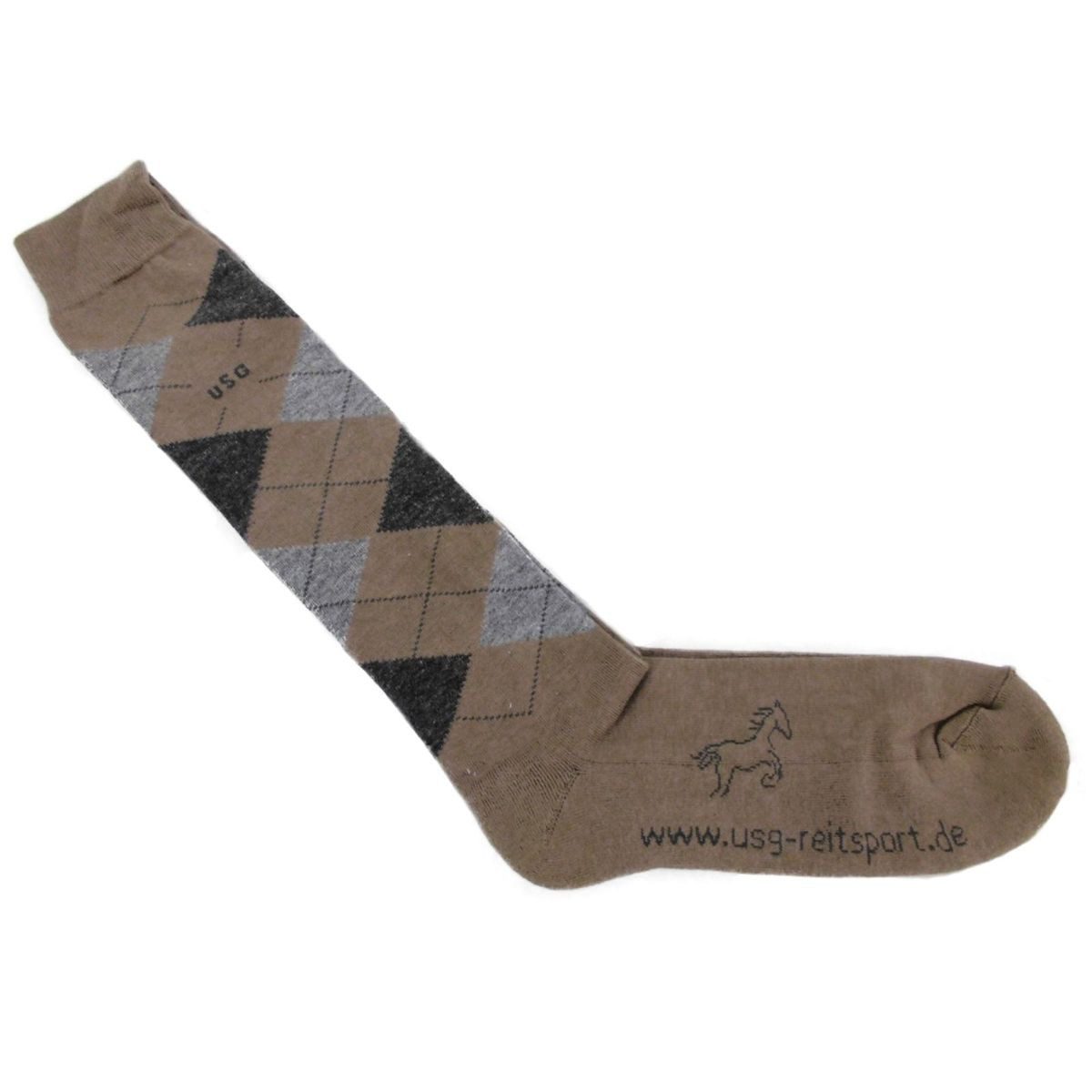 USG Strümpfe Karostrümpfe Sockies Reitstrümpfe Karo USG Orginal 29 - 35 (2-Paar) Original Sockies