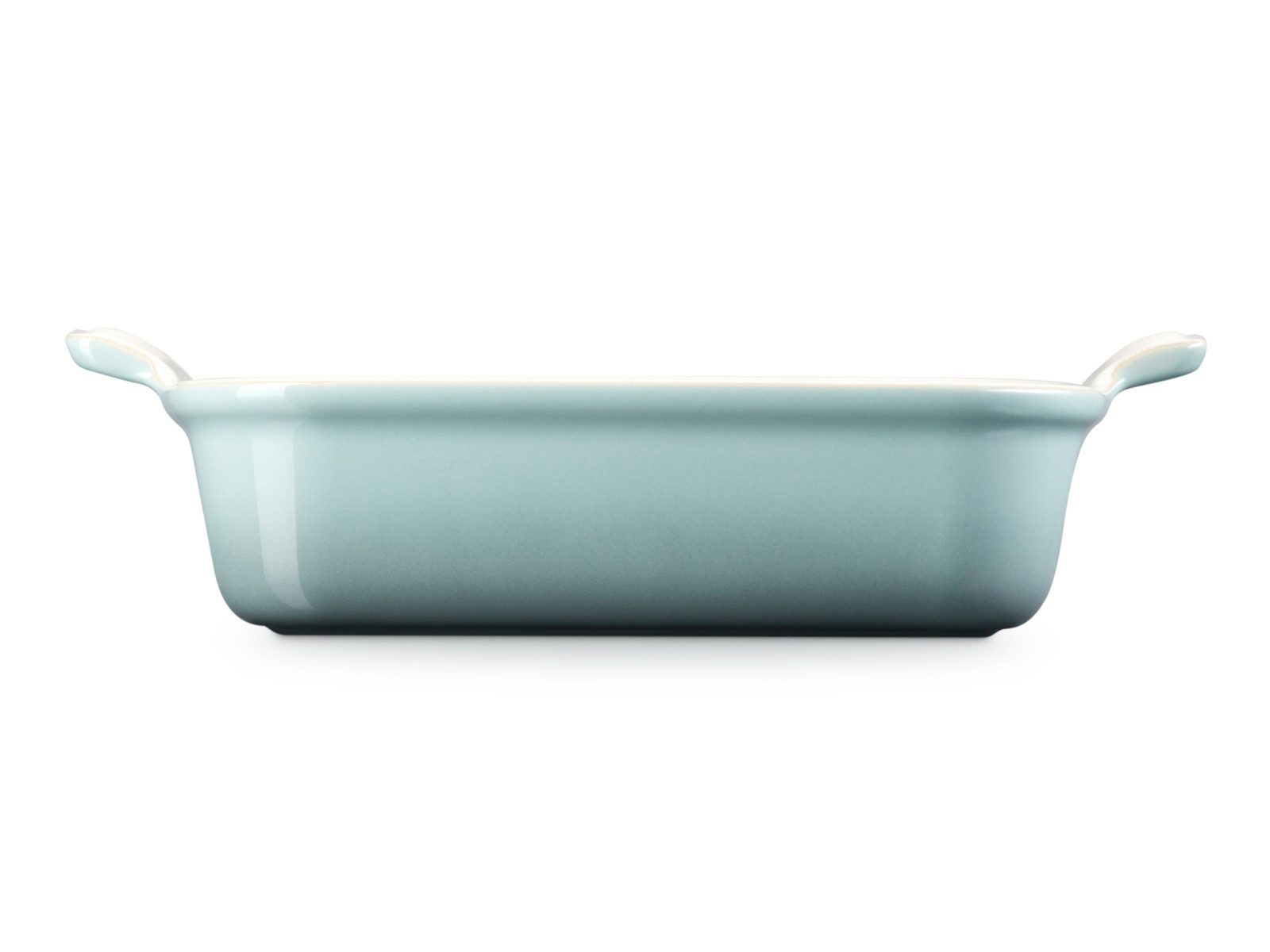 LE CREUSET Auflaufform Auflaufform Tradition quadratisch sea salt 23cm, Steinzeug
