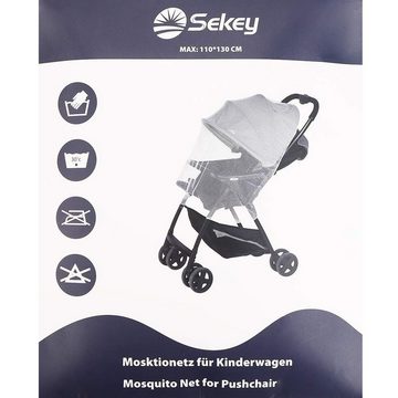 Sekey Moskitonetz Universal Insektenschutz, Schutz vor Moskito Moskitonetz Reisebetten, Reisebett Babywagen Mückennetz, für Kinderwagen