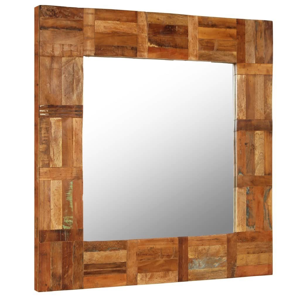 furnicato Wandspiegel Altholz Massiv 60x60 cm günstig online kaufen