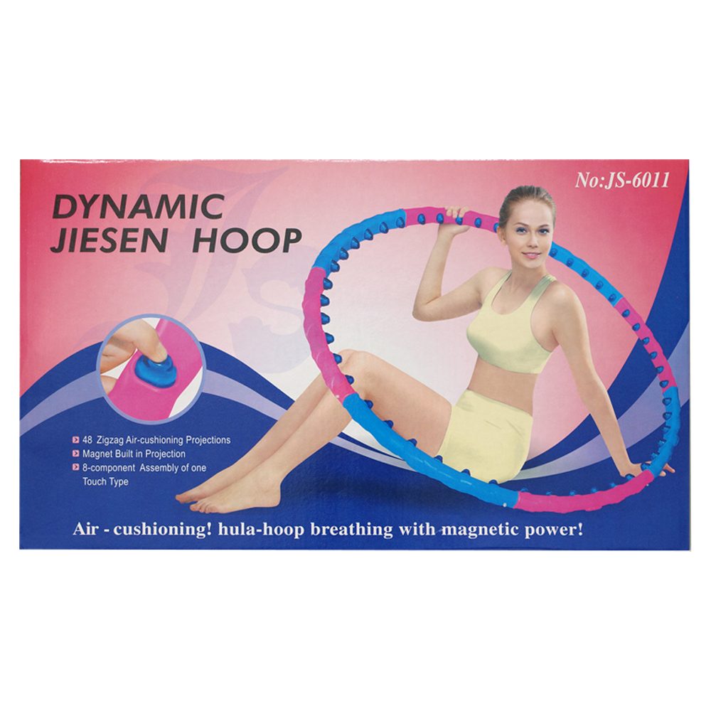 Olymp Handels GmbH Hula-Hoop-Reifen 48 Hoop Fitness Reifen Hula Dynamic Massagekugeln Jiesen