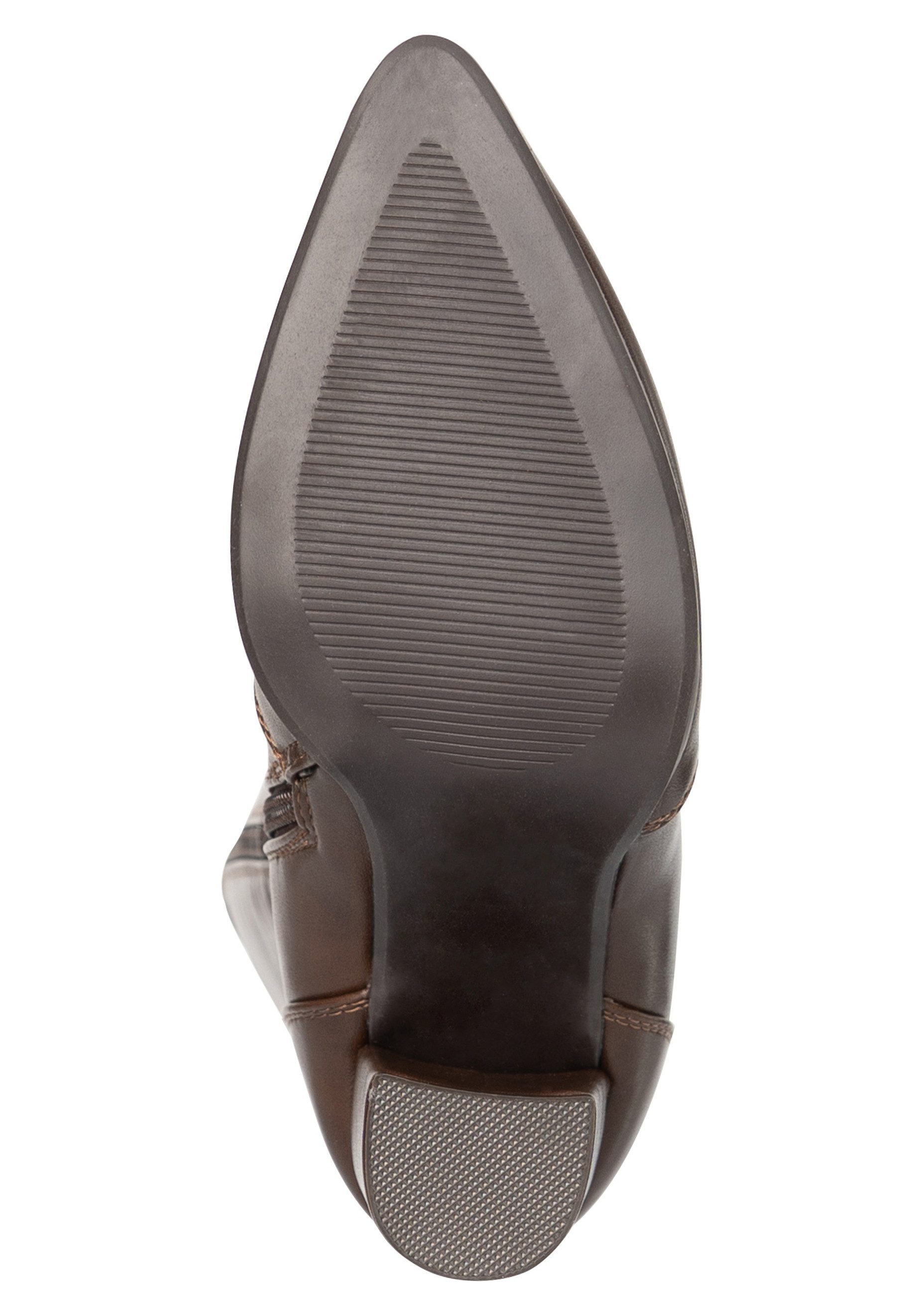 Salinyang Damen Stiefel mit Blockabsatz – Elegante kniehohe Boots in Lederoptik Stiefel – Bild 5 von 5