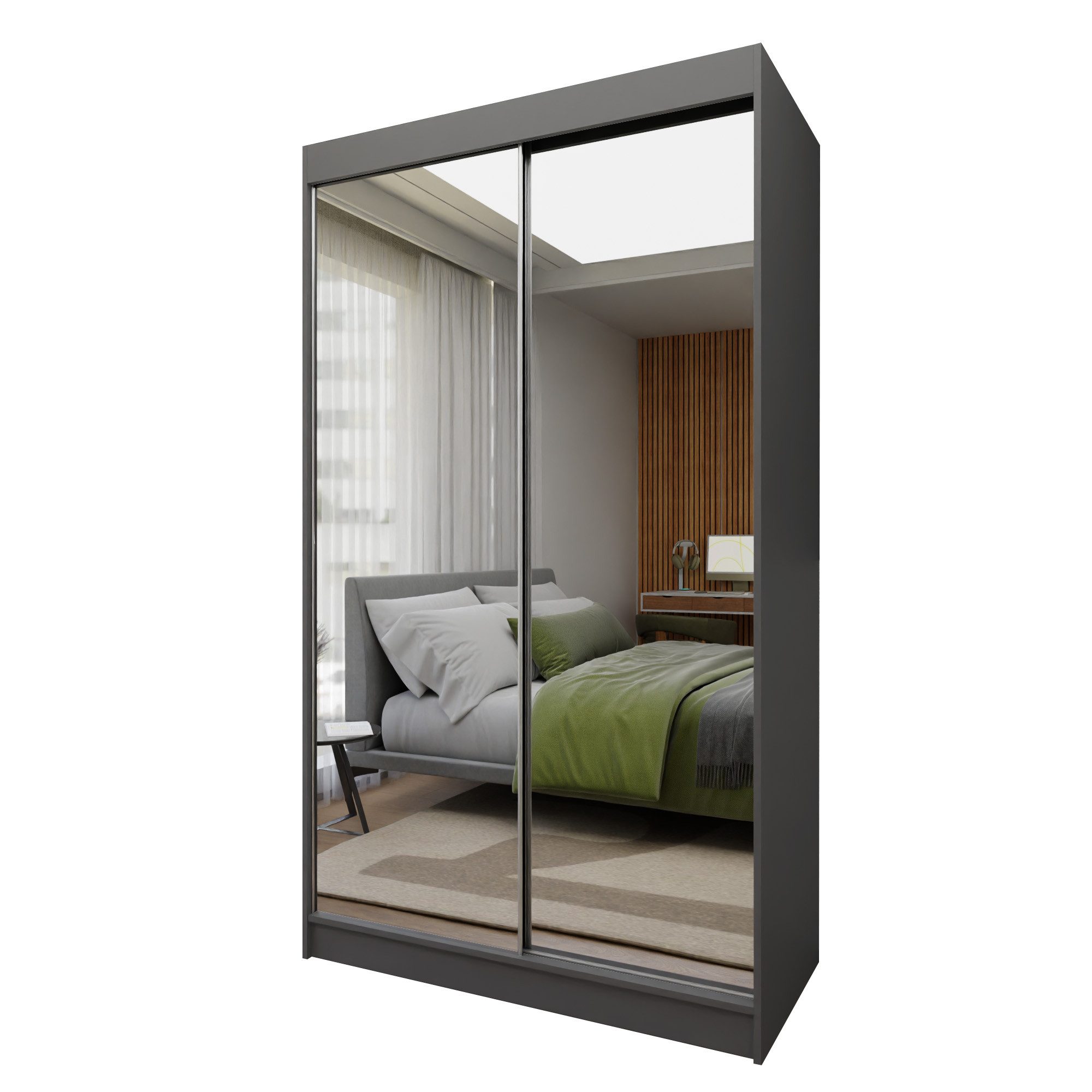 Beautysofa Schiebetürenschrank Doroti (modernes Garderobeschrank, 120, günstig online kaufen