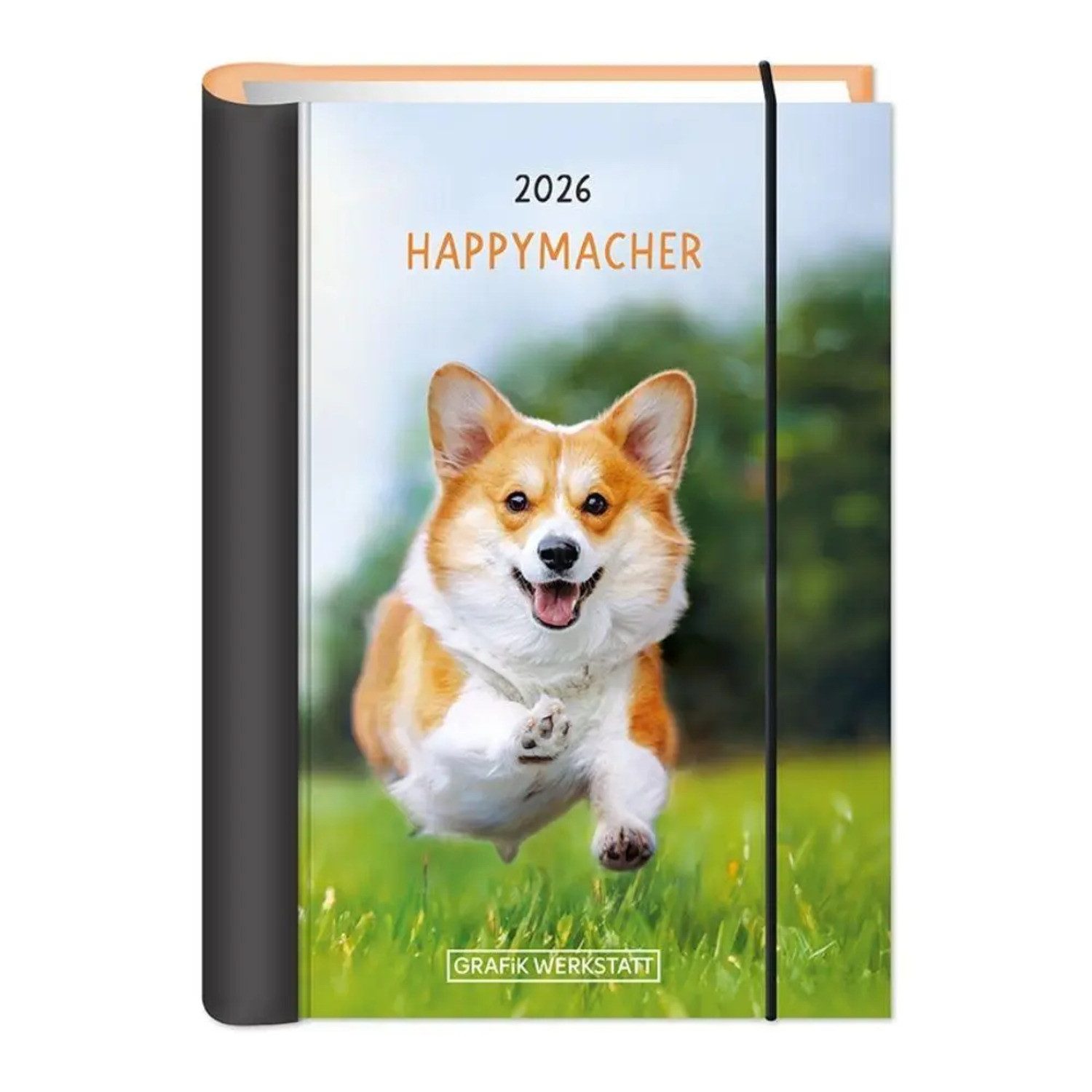 Grafik Werkstatt Taschenkalender Terminplaner 2026 Happymacher