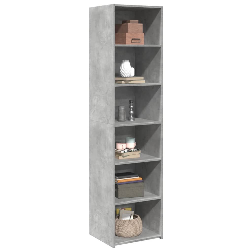 vidaXL Highboard Highboard Betongrau 45x41x185 cm günstig online kaufen