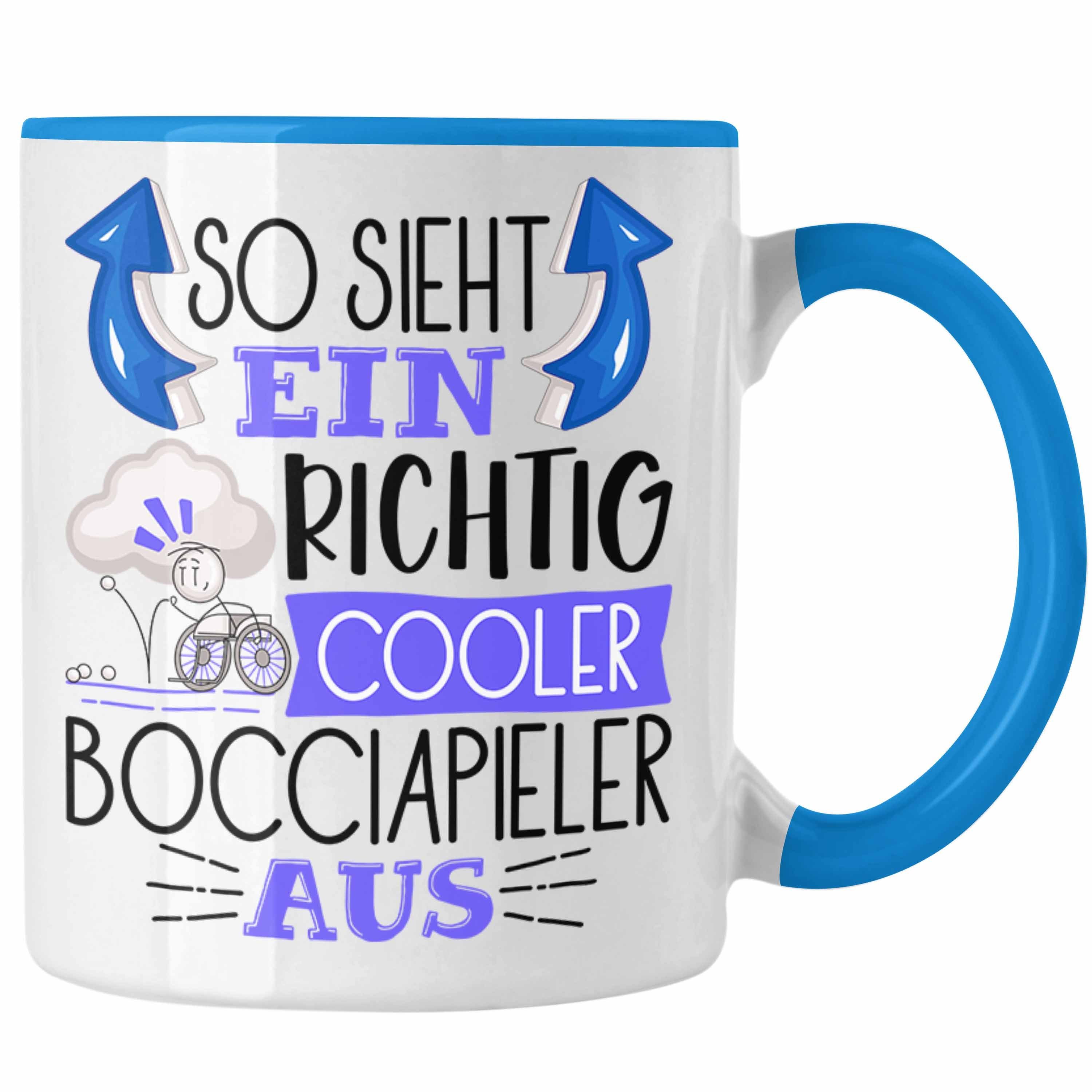 Blau Bocciapieler Aus Geschenk Trendation Ein So Cooler Tasse Tasse Sieht Richtig Lustiger