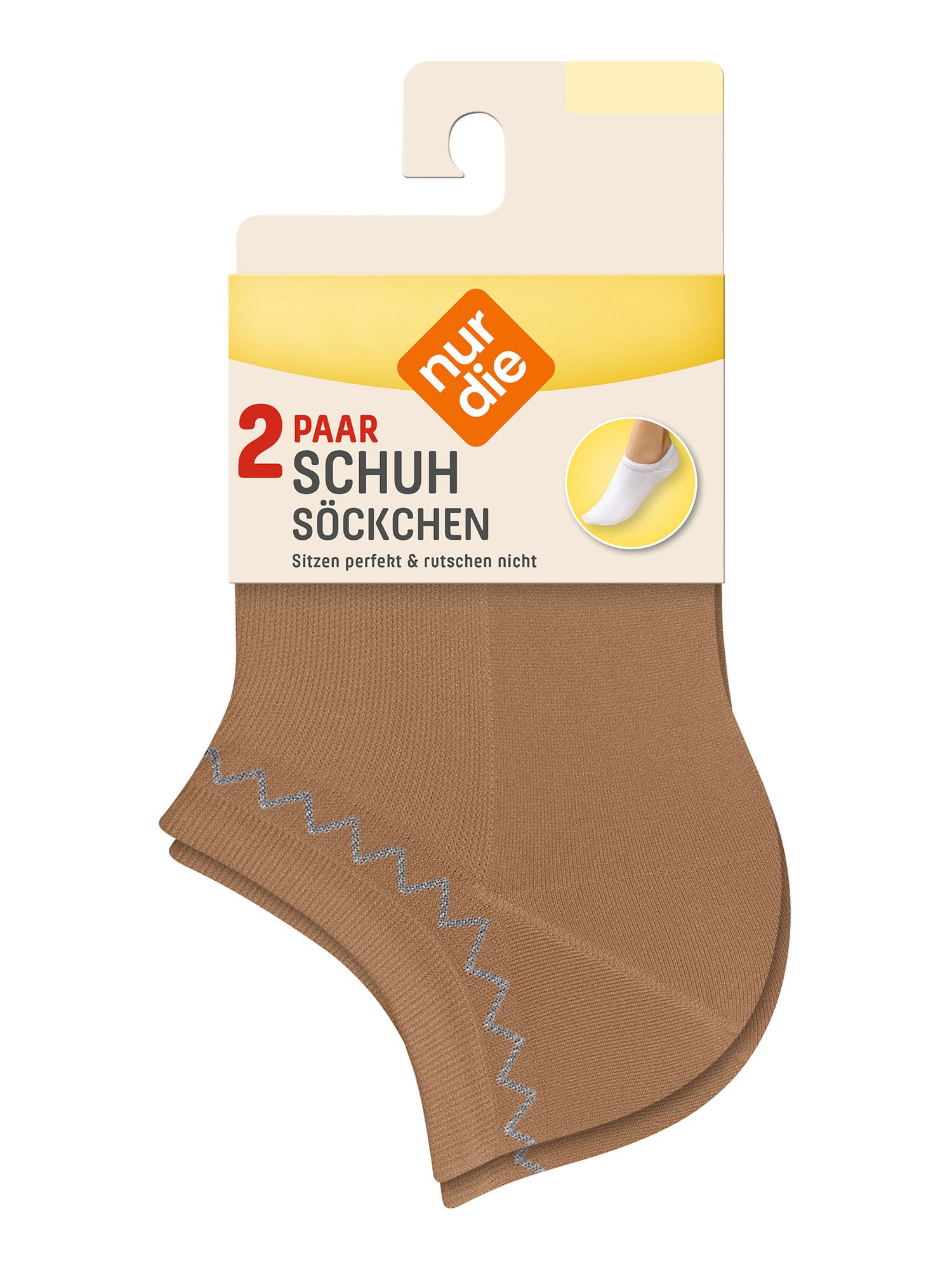 Nur Die Sneakersocken Schuh (2-Paar) Sneaker Socken, Kurzsocken, Füßlinge