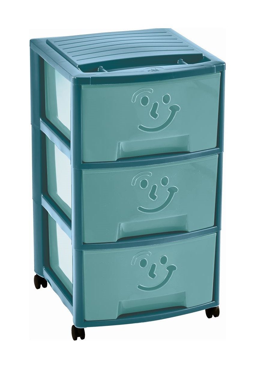 M home Rollcontainer Schubladenrollwagen PLS6093 blau günstig online kaufen