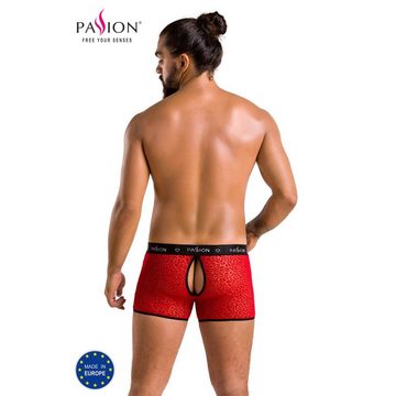 Passion Menswear Boxershorts Boxershorts PM 046 PARKER Tüll Leoparden Muster Herrenslip ouvert