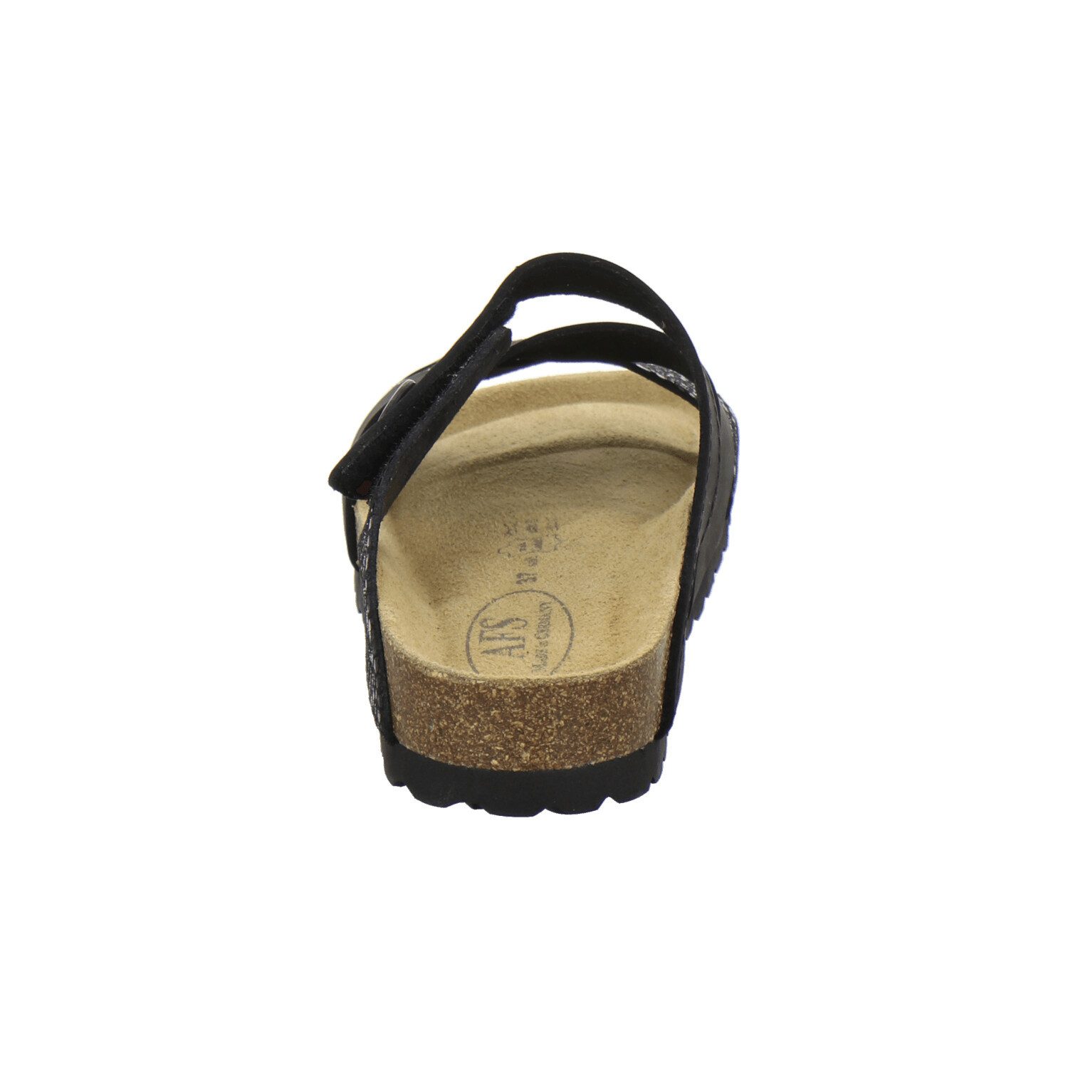 AFS-Schuhe 212020 Kralle Pantolette für Damen mit Fußbett, bequeme Sandalen aus Leder