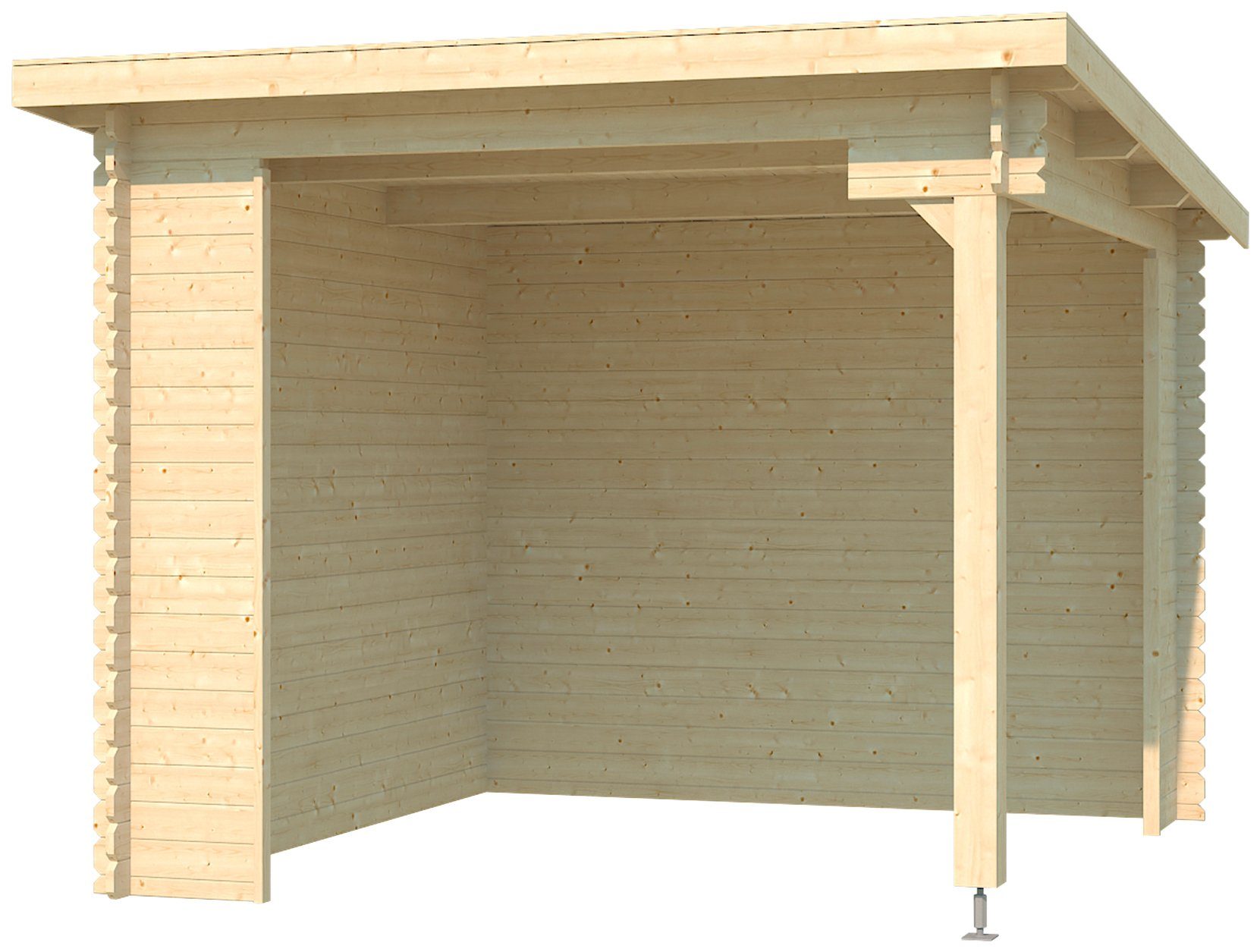 Thumbnail - LASITA MAJA Gartenhaus Unterstand/Lounge Buffalo 275, BxT: 295x324 cm, Unterstand / Lounge 28mm, Fundamentmass 2750x2750...
