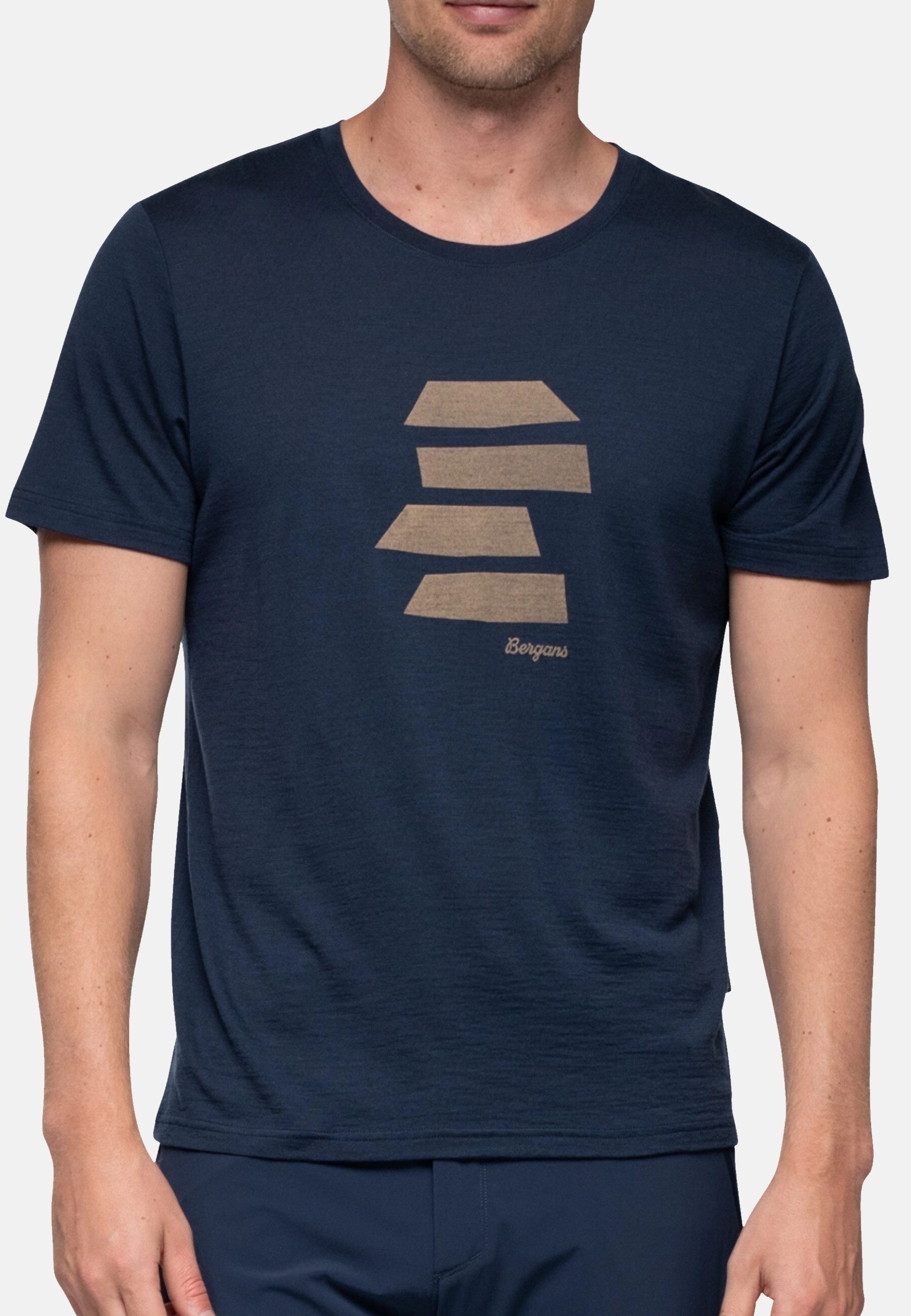 Bergans T-Shirt T-Shirt Rabot Mount Kurzarmshirt (1-tlg., 1)