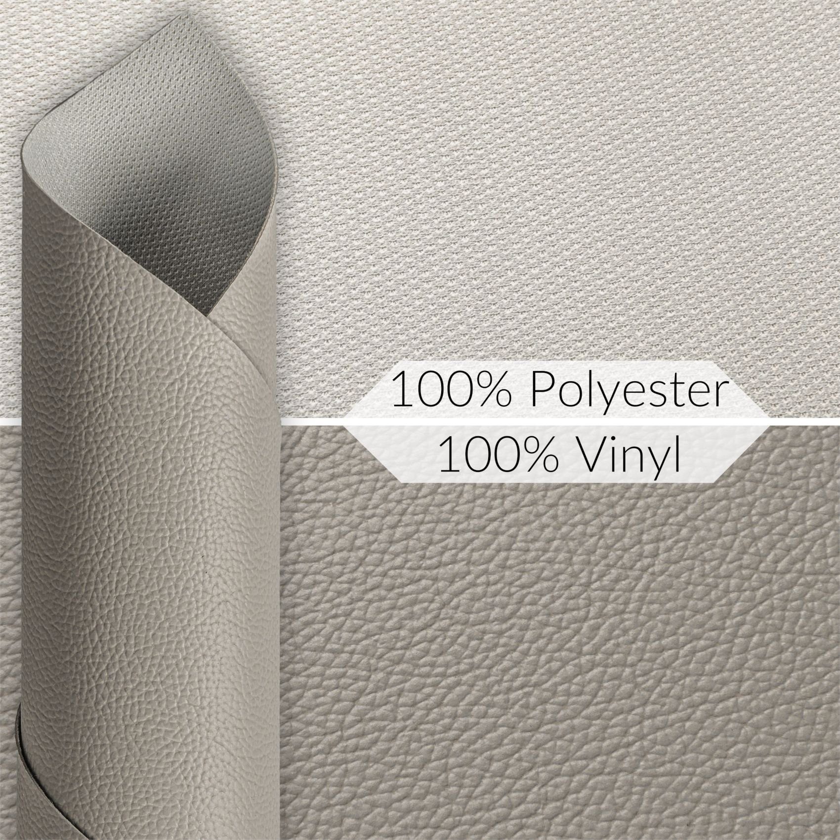 ANRO Stoff Kunstleder Polsterstoff Lederimitat zum Nähen & Beziehen, Wasserundurchlässig Robust Hochwertig Kreativkunstleder Möbelstoff