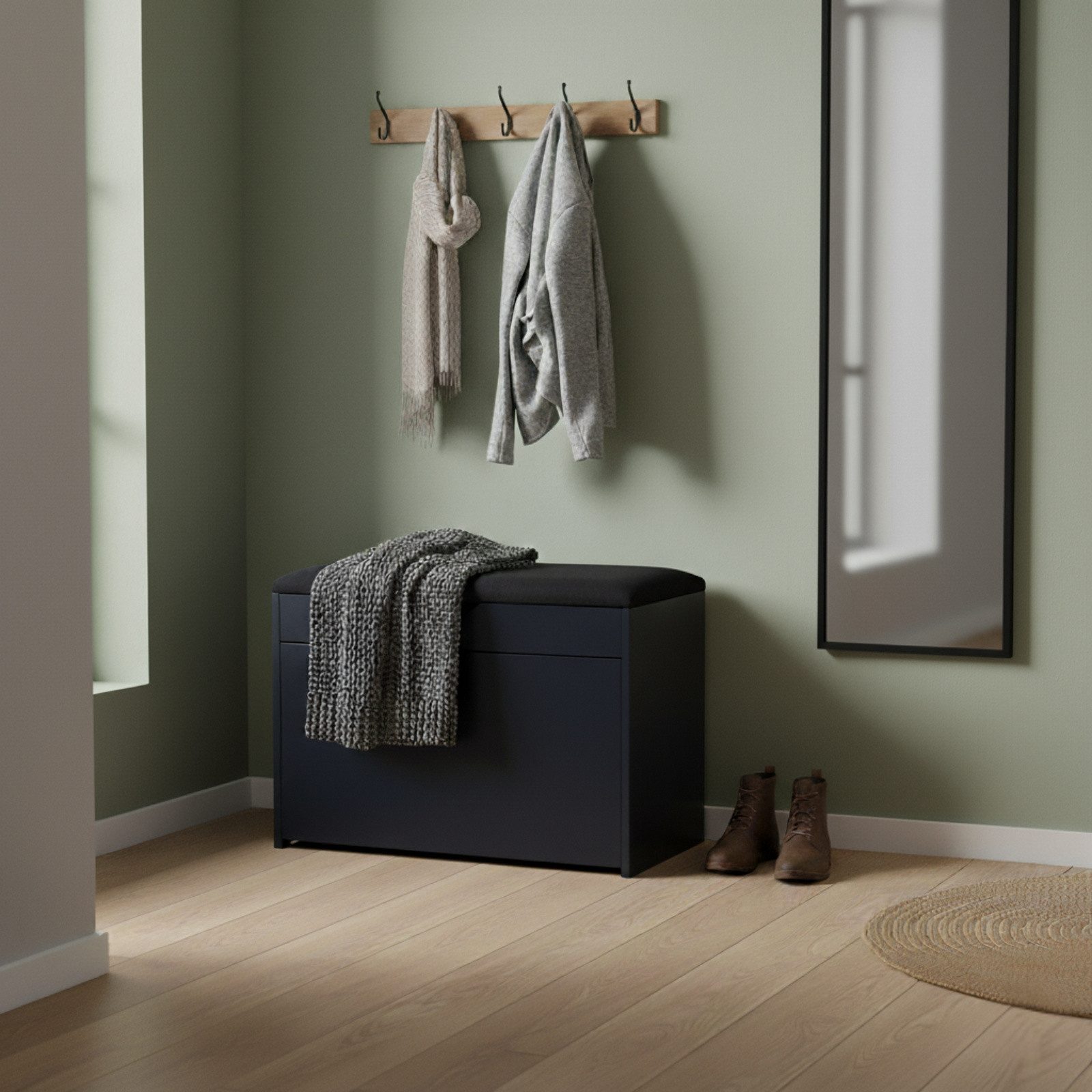 BOXIMO Schuhschrank (Schuhschrank VAULT mit Sitzbank) günstig online kaufen