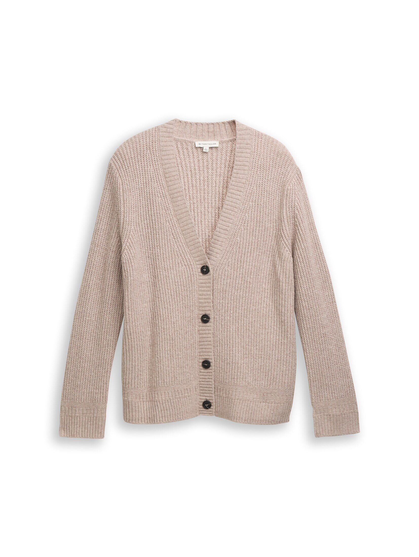 TOM TAILOR PLUS Cardigan Pullover & Strickjacken Plus Size - Ripp Cardigan günstig online kaufen