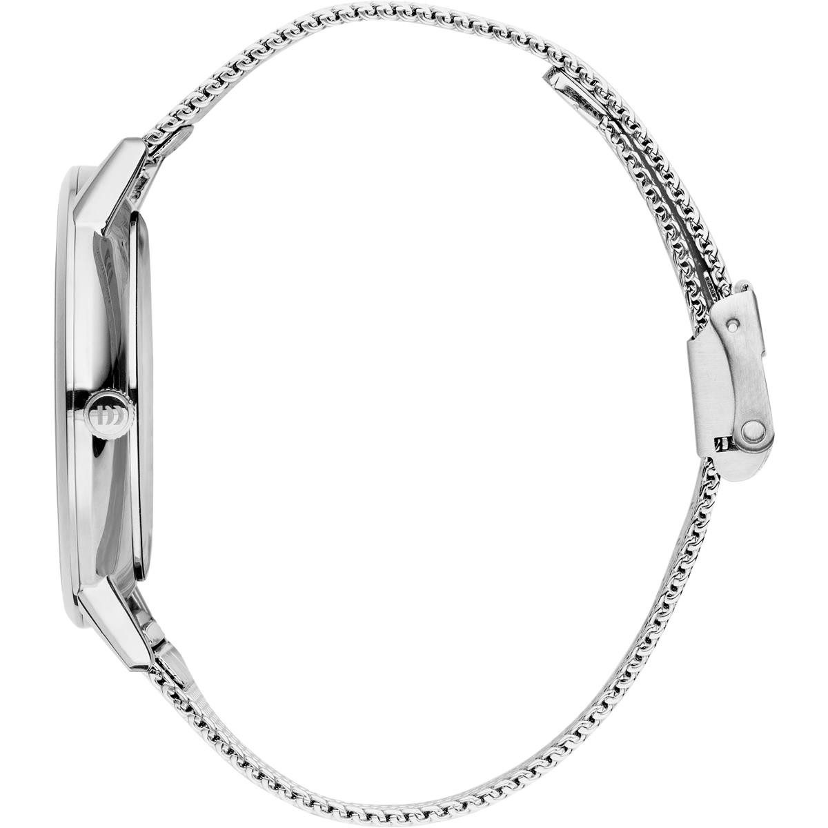 Danish Design Quarzuhr Danish Design Damenuhr IV62Q1251 Akilia Silver Mesh Medium Edelstahl, (1-tlg)