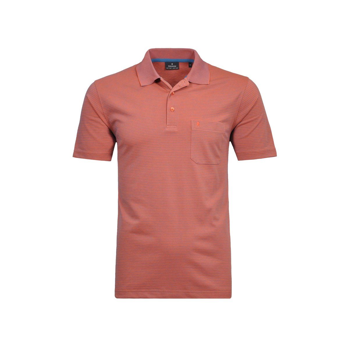 RAGMAN Poloshirt uni regular (1-tlg)