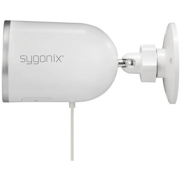 Sygonix WLAN Außenkamera 1080P Smart Home Kamera (mit 2-Wege-Kommunikation, mit IR-LEDs, Aufnahme auf Speicherkarte)