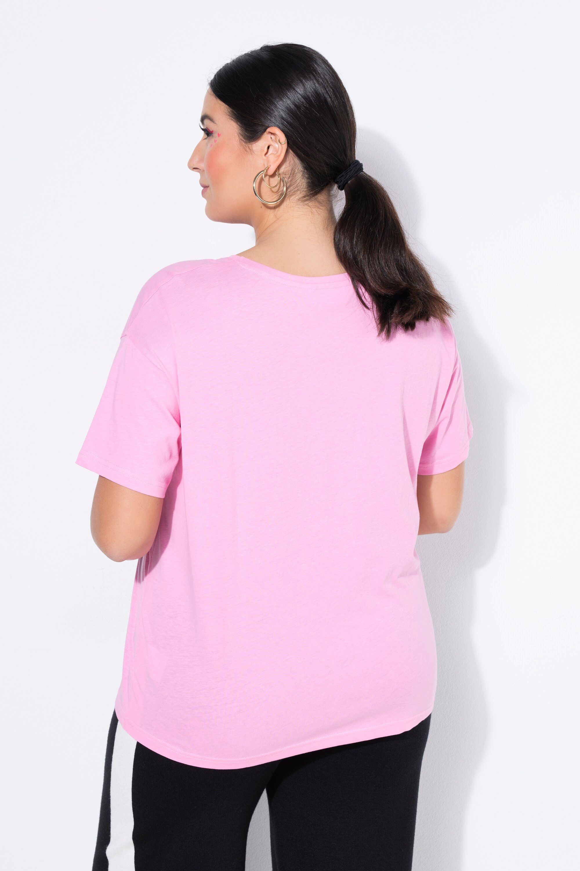 Studio Untold T-Shirt Basic-Shirt Relaxed Shape überschnittene Schultern günstig online kaufen