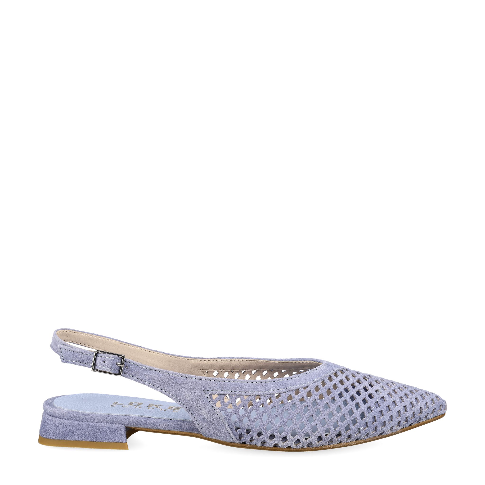 Lüke Schuhe Lüke Schuhe GENNY JEANS, Peeptoes & Slingpumps, Blau, hell, Damen Peeptoepumps