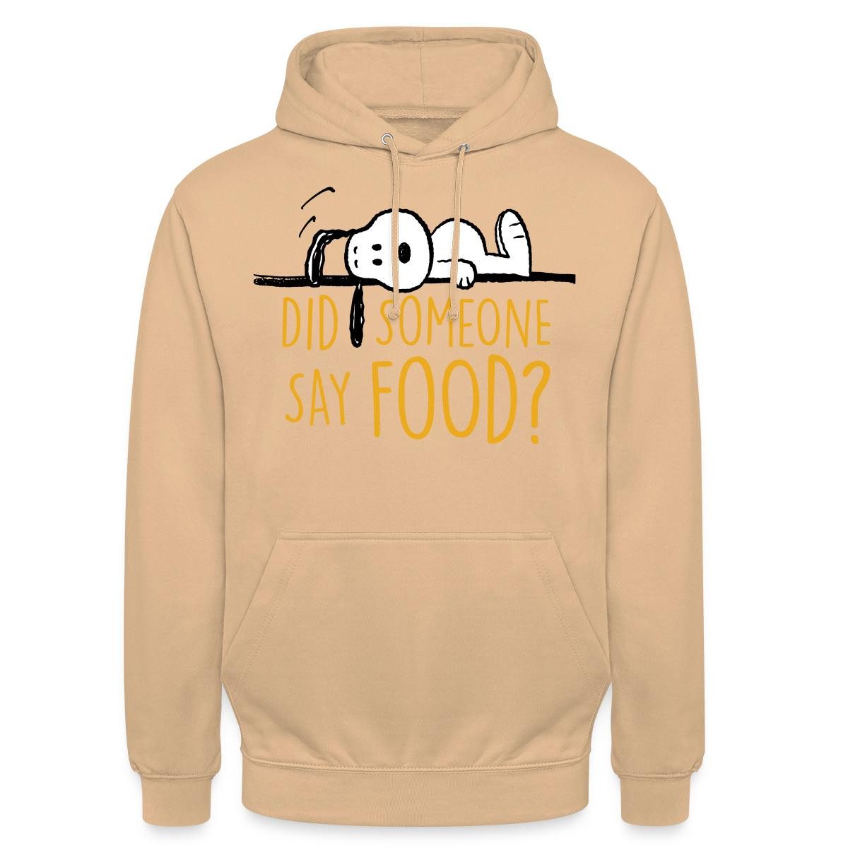 Spreadshirt Hoodie Peanuts Snoopy Ich Hab Hunger Lustiger Spruch Unisex Hoodie (1-tlg)