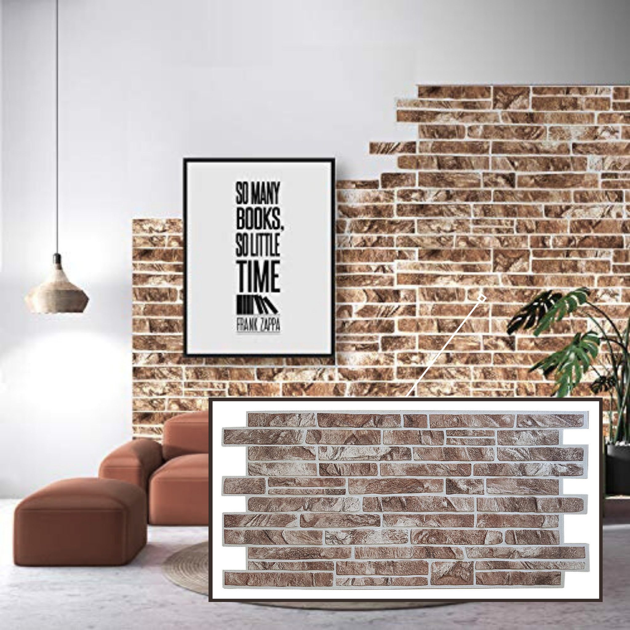 STM Company 3D Wandpaneel 3D-Wandpaneele PVC, Schiefer Optik, 1-20 Platten - 0.5-10 m², (10-tlg) Für Wohnzimmer, Küche & Bad, Einfache DIY-Montage