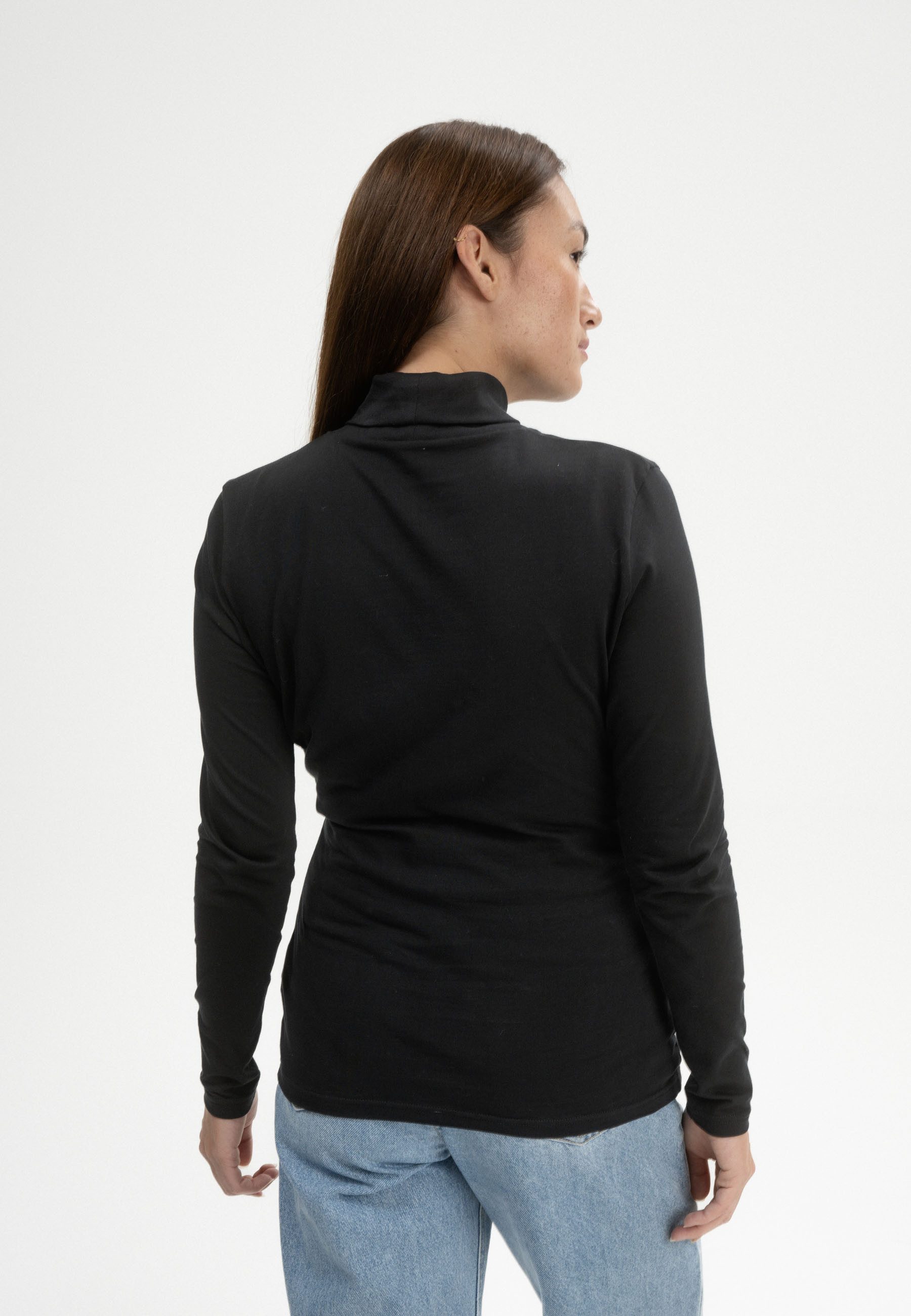 MELA Langarmshirt Damen Turtleneck Shirt ANCHAL günstig online kaufen