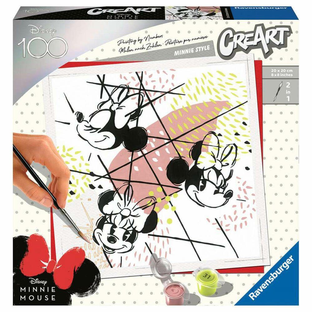 Ravensburger Раскрась по номерам CreArt Minnie Style