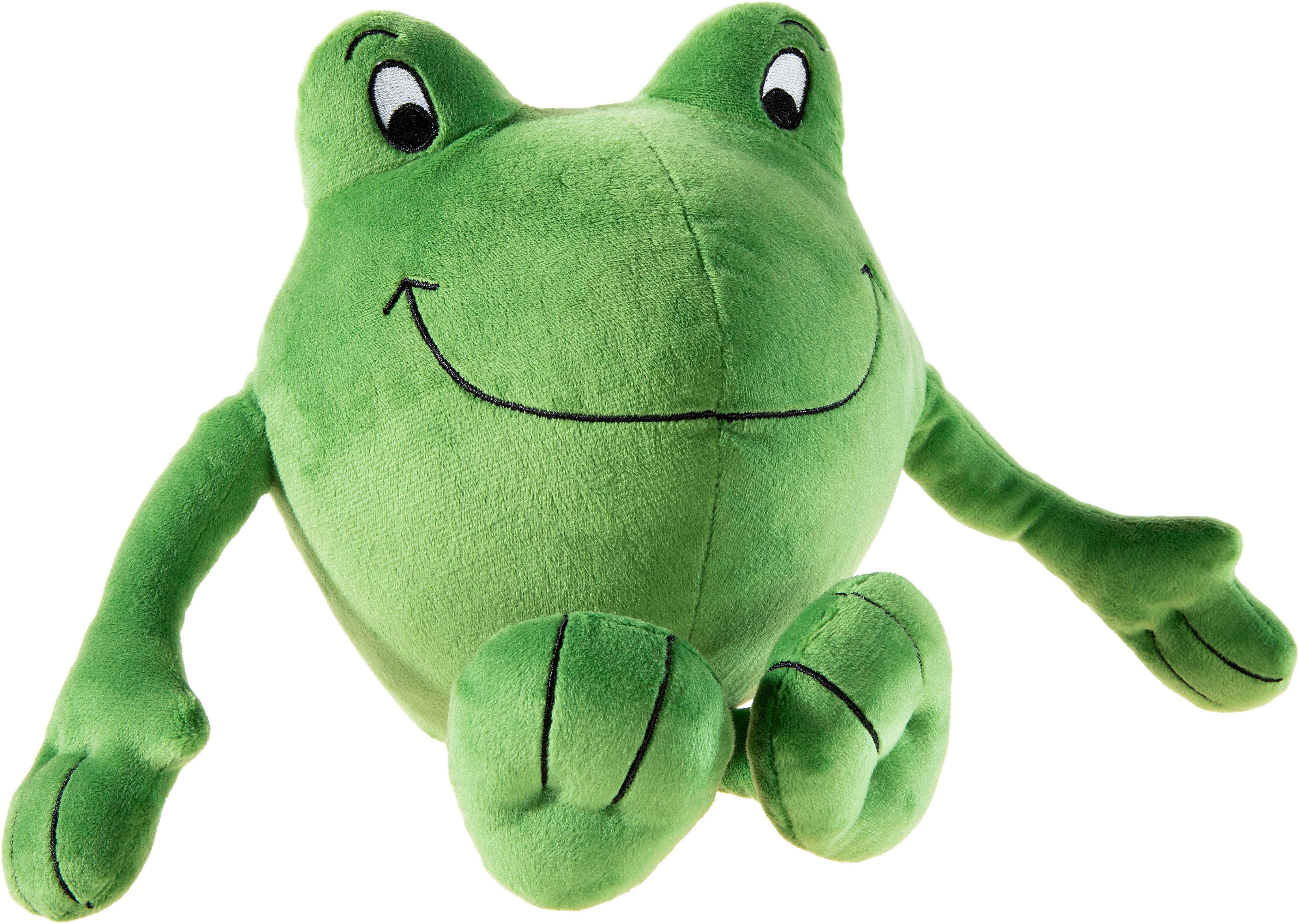 Heunec® Plüschfigur JANOSCH, Günther Kastenfrosch, 20 cm, enthält recyceltes Material