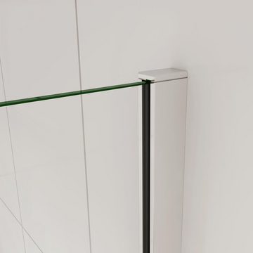 duschspa Duschwand 6mm Nano Glas Walk in Dusche Seitenwand Duschwandwand, Einscheibensicherheitsglas, Sicherheitsglas, (Set), Glas, Nano Glas