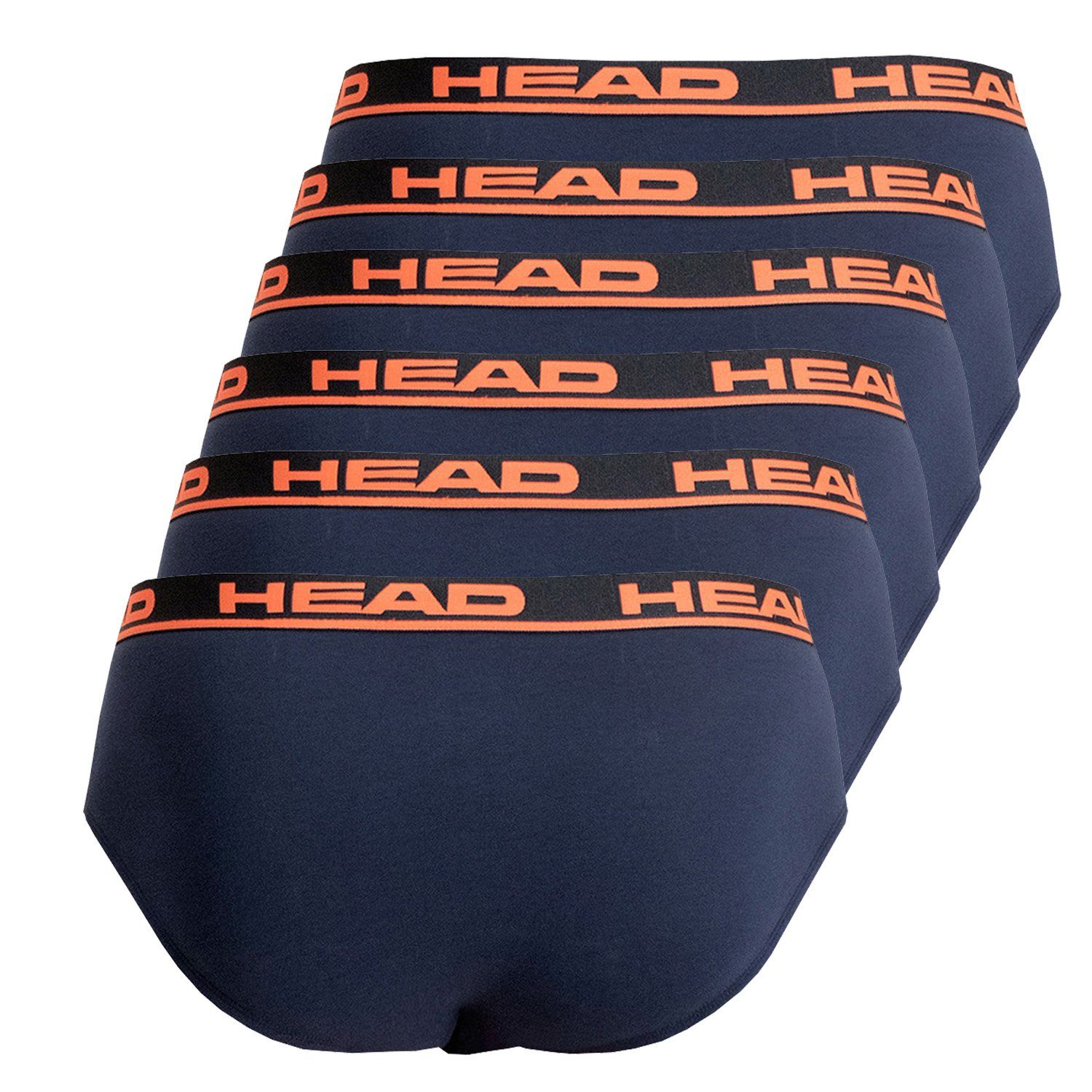 Brief Head / - 003 (6-St., 6er-Pack) Head Boxershorts 6P Boxer Orange Blue