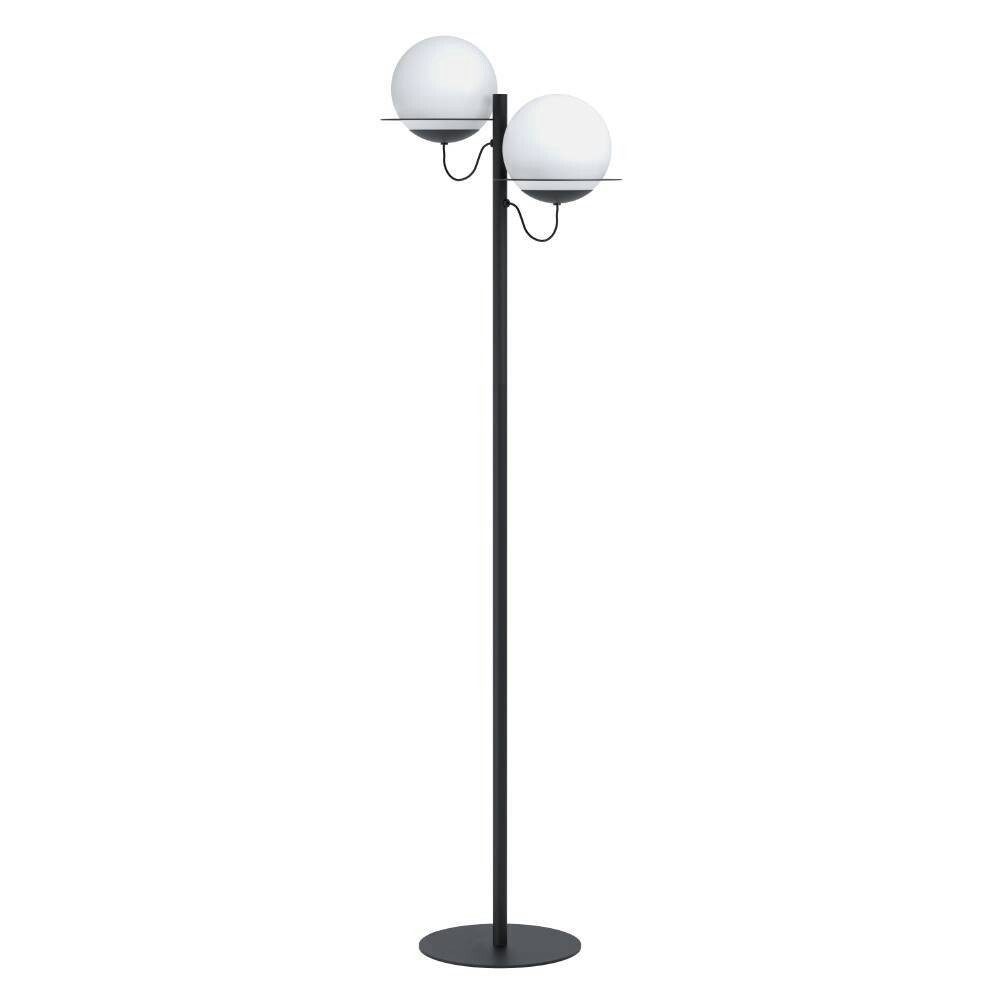 Stehlampe "SABALETE" Stahl, weiß, E27, G, IP20, L445mm