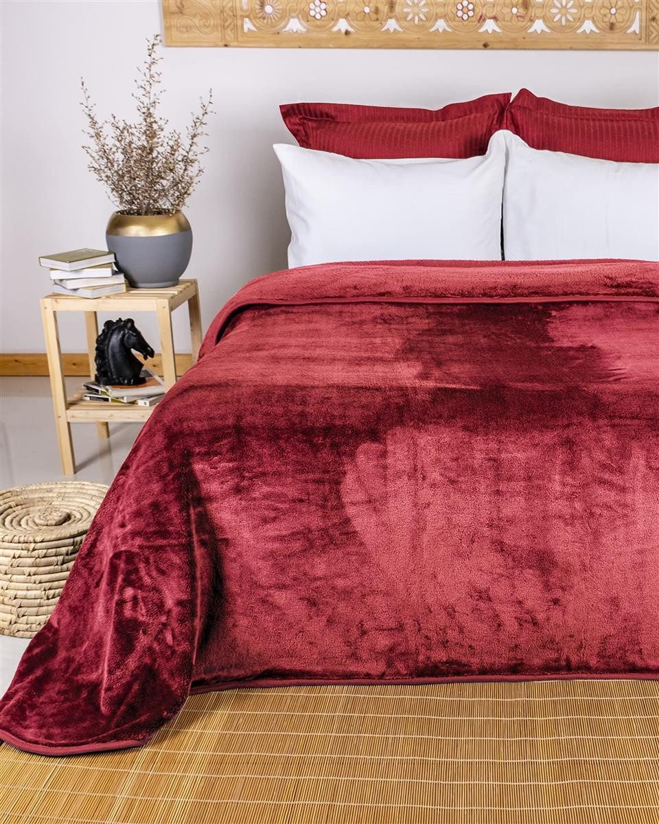 Wohndecke Cashmere-Feeling Kuscheldecke super weich & flauschig – Fleecedecke, Gräfenstayn, dicke & warme Sofadecke, Wohndecke & Tagesdecke - Überwurf Sofa, Cou – Bild 3 von 5