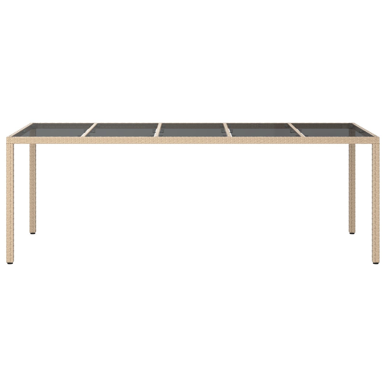 vidaXL Gartentisch Gartentisch Beige 250x100x75 cm günstig online kaufen