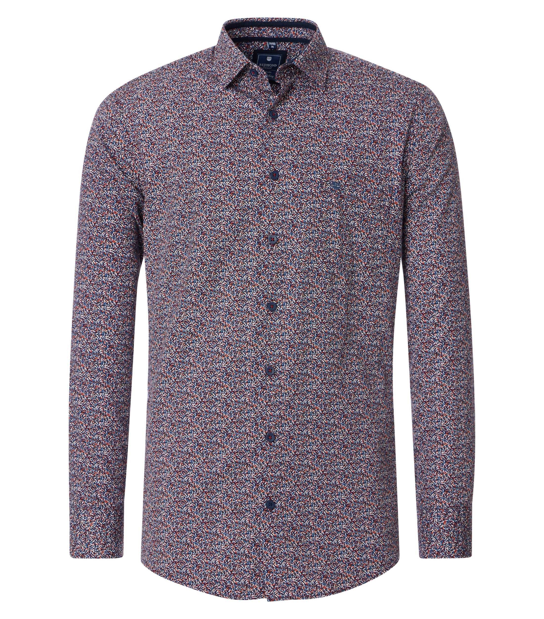 Langarmhemd Druck Modern Fit