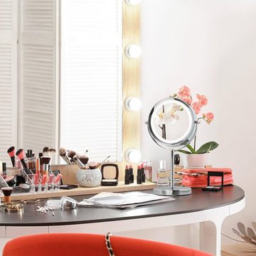 relaxdays Kosmetikspiegel Kosmetikspiegel mit Beleuchtung