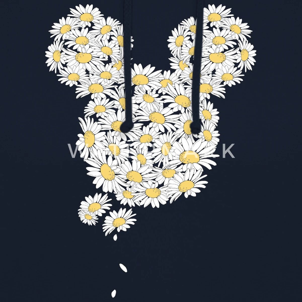 Spreadshirt Hoodie Mickey & Minnie Mickey Mouse Gänseblümchen Unisex Hoodie (1-tlg)