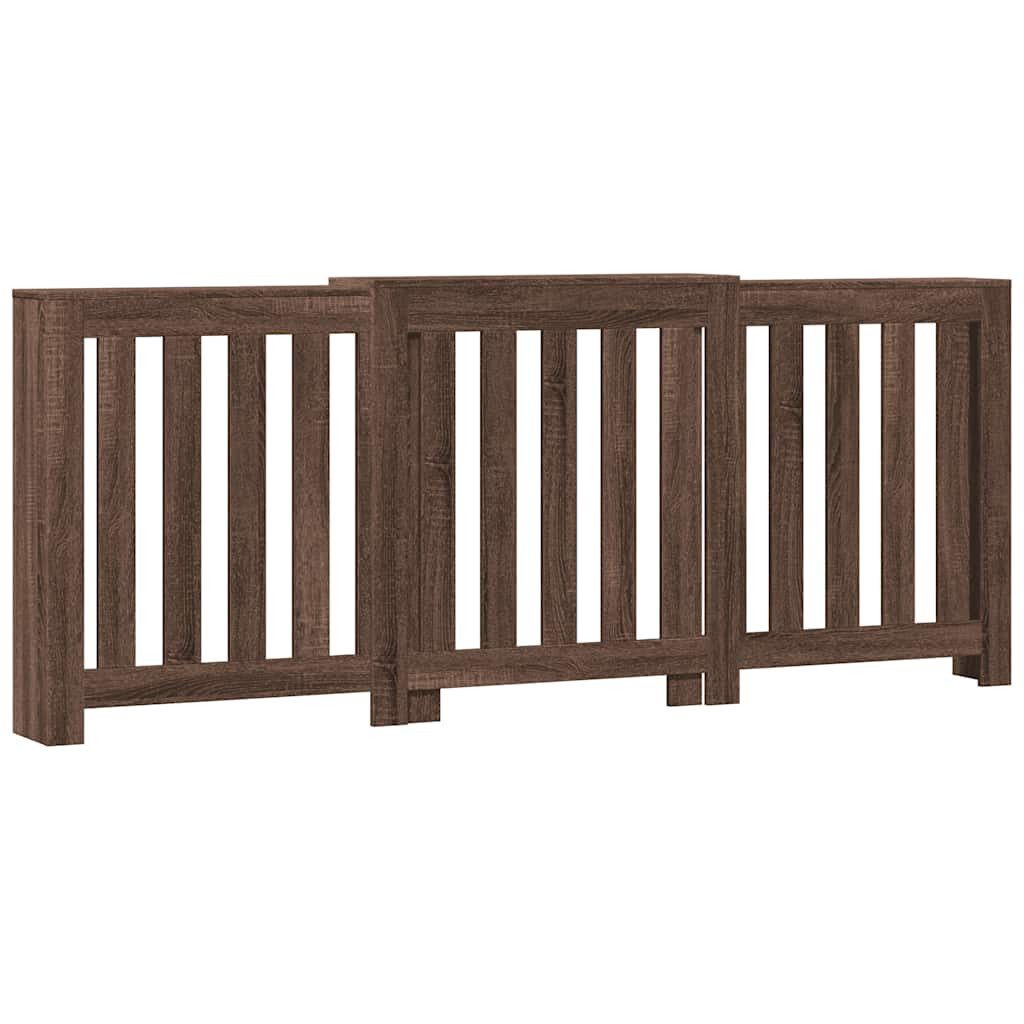 vidaXL Heizkörper Heizkörperverkleidung Eichen-Optik 205x21,5x83,5 cm