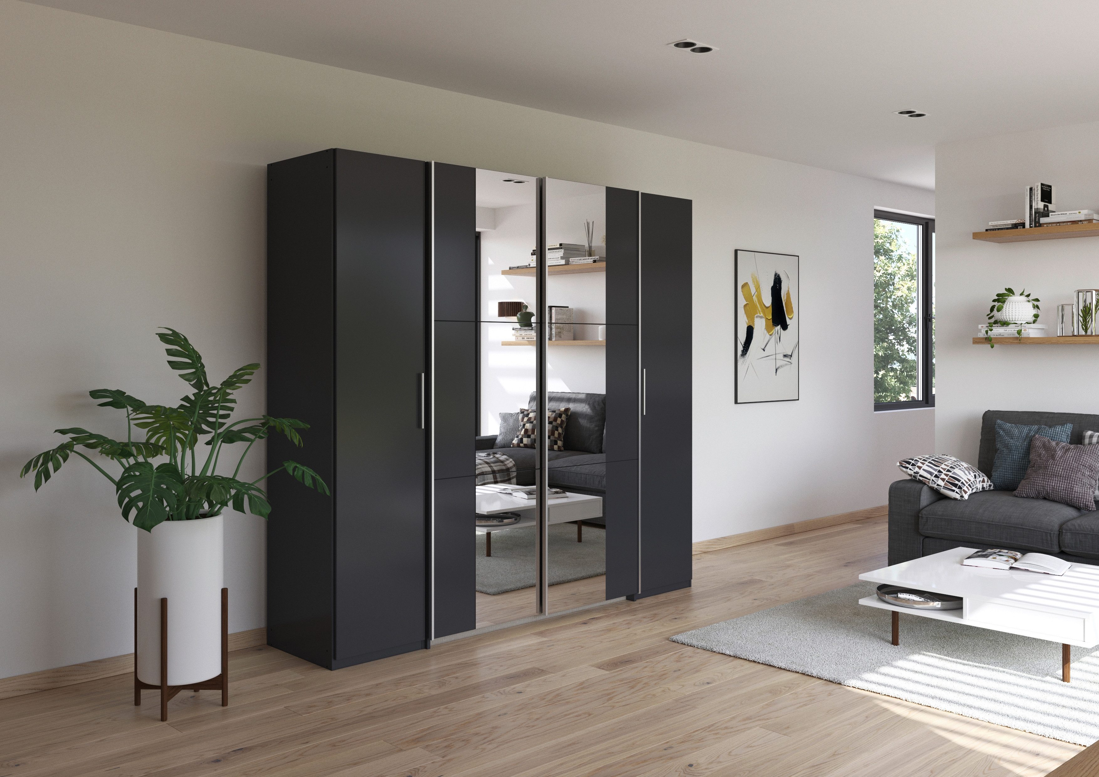 rauch Schwebetürenschrank Kleiderschrank Drehtürenschrank Schrank Garderobe günstig online kaufen